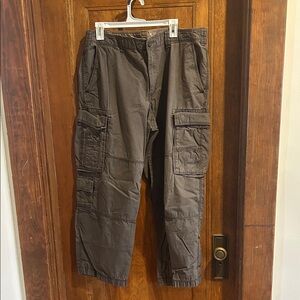 Eddie Bauer Men's Dark Brown Cargo Pants